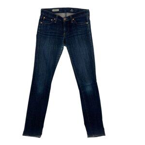 PAIGE Manhattan Mid Rise Slim Bootcut Jean Dark Wash - Size 31